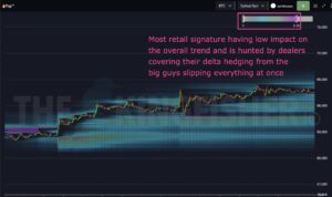 Mappa della liquidazione Bitcoin. Fonte: TheKingfisher